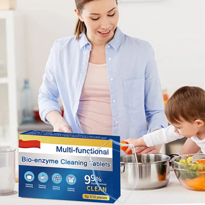 (🔥Kupite 1, dobite 2 gratis🔥) Večnamenske bio-encimske čistilne tablete