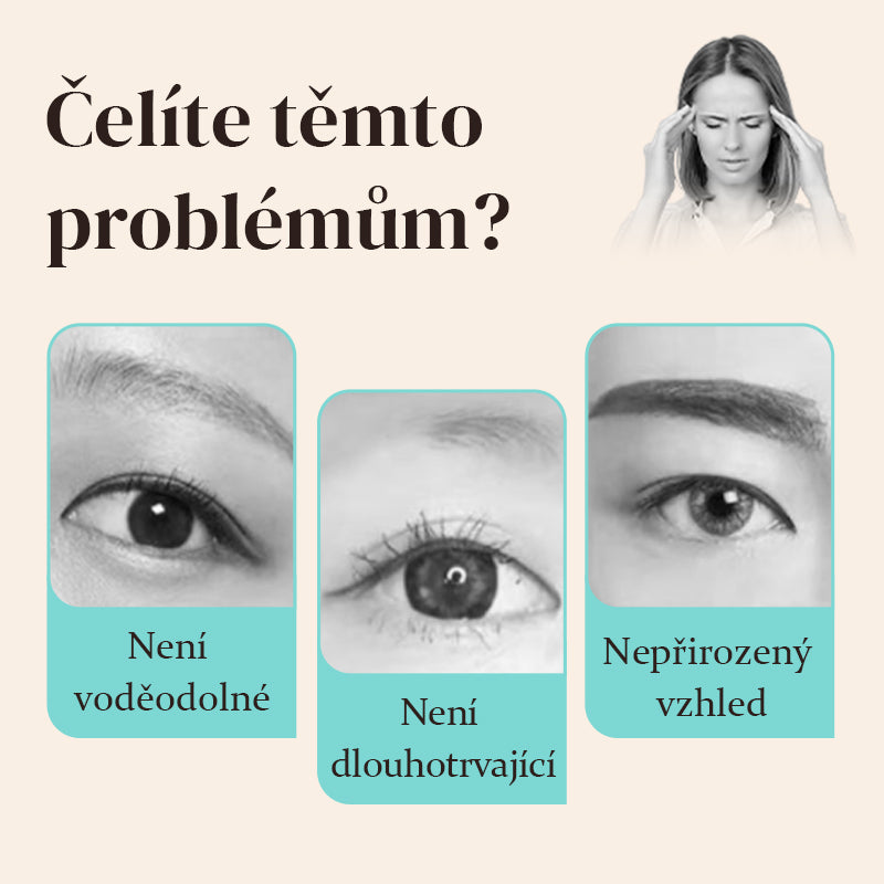 Creion de sprâncene wielofunkcyjny cu 4 vârfuri (2 buc.)