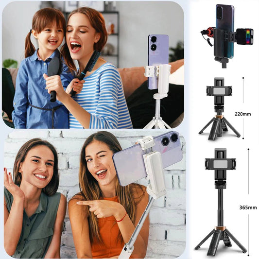 ⏳Žepna zložljiva Bluetooth selfie palica z vgrajenim stojalom
