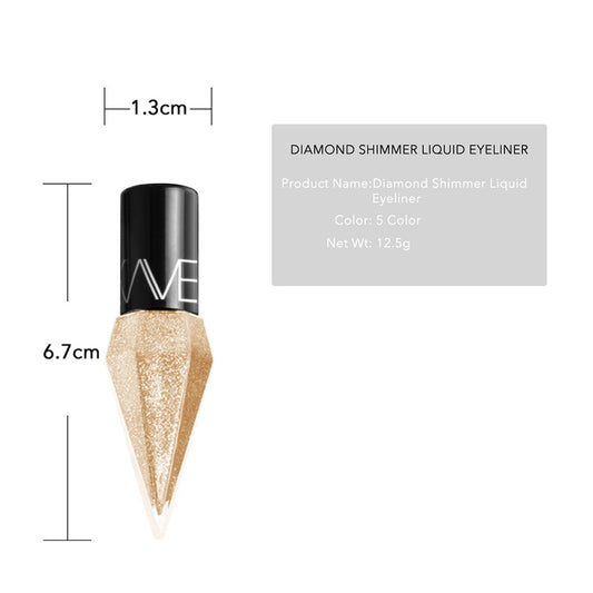 ✨GLITTERING DIAMOND LIQUID EYELINER✨🔥 Gladka in tekoča, hitro sušeča in obstojna barva! Prekrita z bleščečimi bleščicami