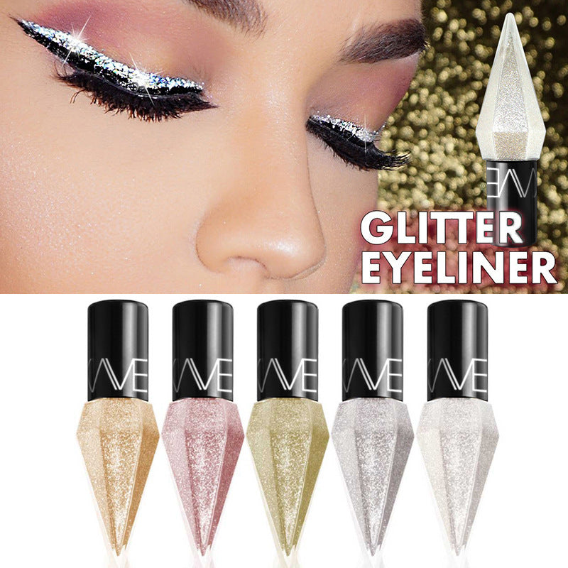 ✨GLITTERING DIAMOND LIQUID EYELINER✨🔥 Gladka in tekoča, hitro sušeča in obstojna barva! Prekrita z bleščečimi bleščicami
