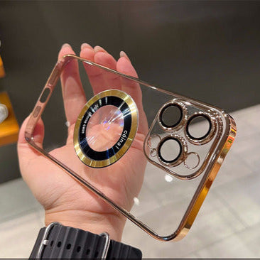 Prozoren magnetni ovitek za iPhone