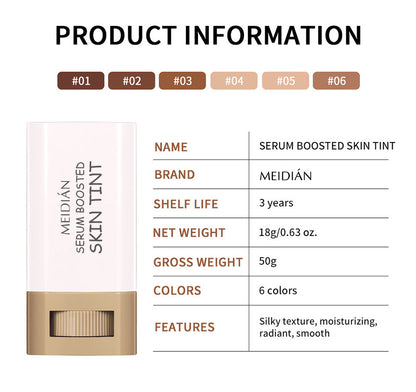Foundation Stick Beauty Balm Serum Boosted Skin Tint Free Concealer Brush