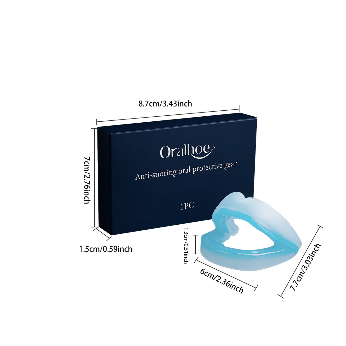 ✨[marccains] Flanora®Nastavljiv ustnik proti smrčanju, univerzalna velikost