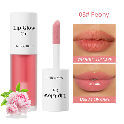 Glossy Lip Stain, Tinting & Long Lasting, Moisturizing Lip Care Hydrate Lipgloss Lipstick