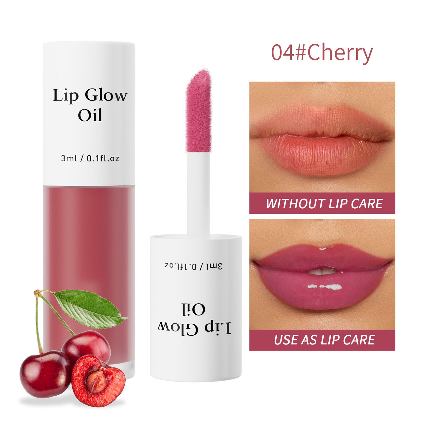 Glossy Lip Stain, Tinting & Long Lasting, Moisturizing Lip Care Hydrate Lipgloss Lipstick