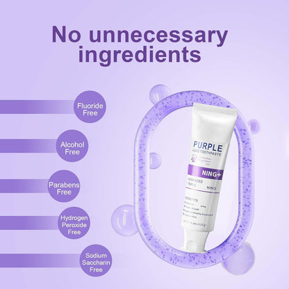 Whitening toothpaste freshens breath, cleans mouth and teeth, removes dental stains and bad breath.