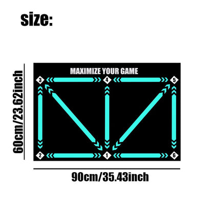⚽Podloga za nogometni trening za sve razine vještine (protuklizna, tiha)