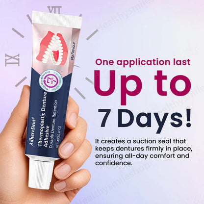 AdhereDent® Termoplastično ljepilo za proteze ⏳ Dugotrajna fiksacija proteze