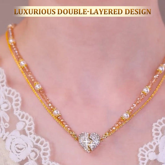 Магнитно колие с чифт разцепени сърца