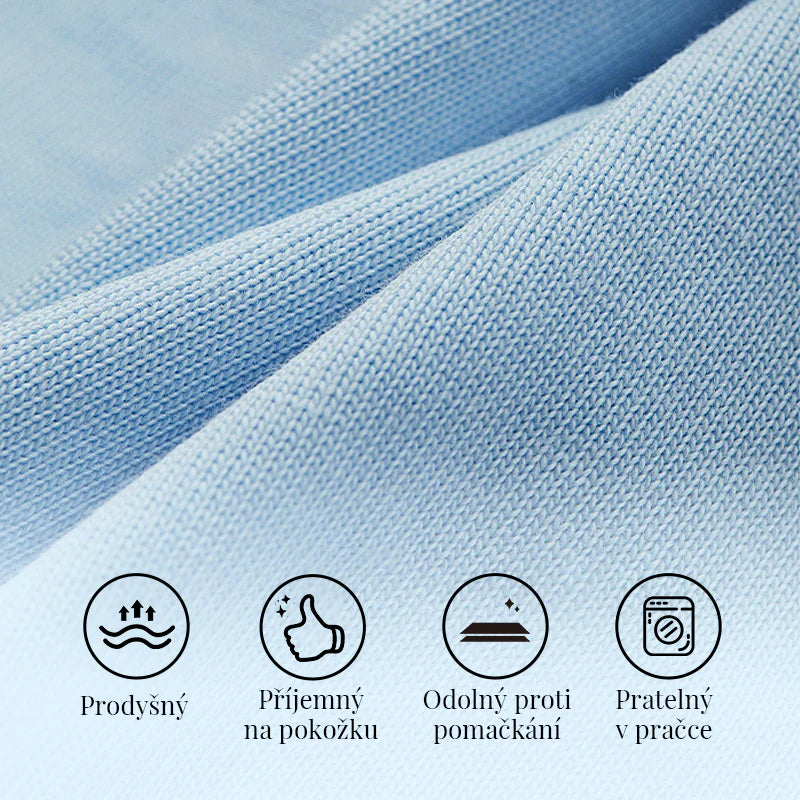Modri dvodelni komplet: moder top z pentljo na hrbtu in krilo iz tila✨