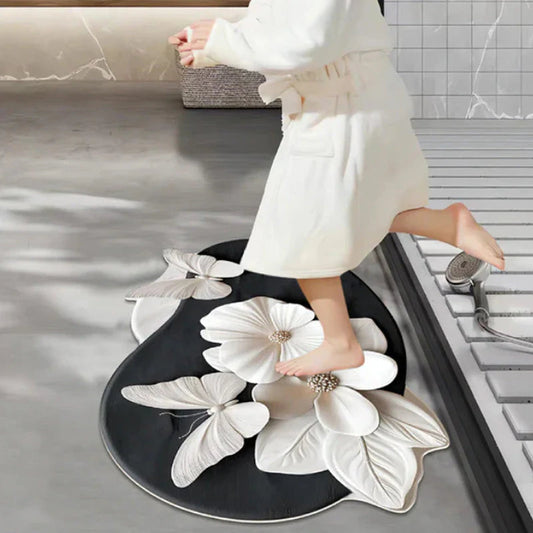 💕Противоплъзгаща се постелка с реалистичен 3D модел и абсорбция