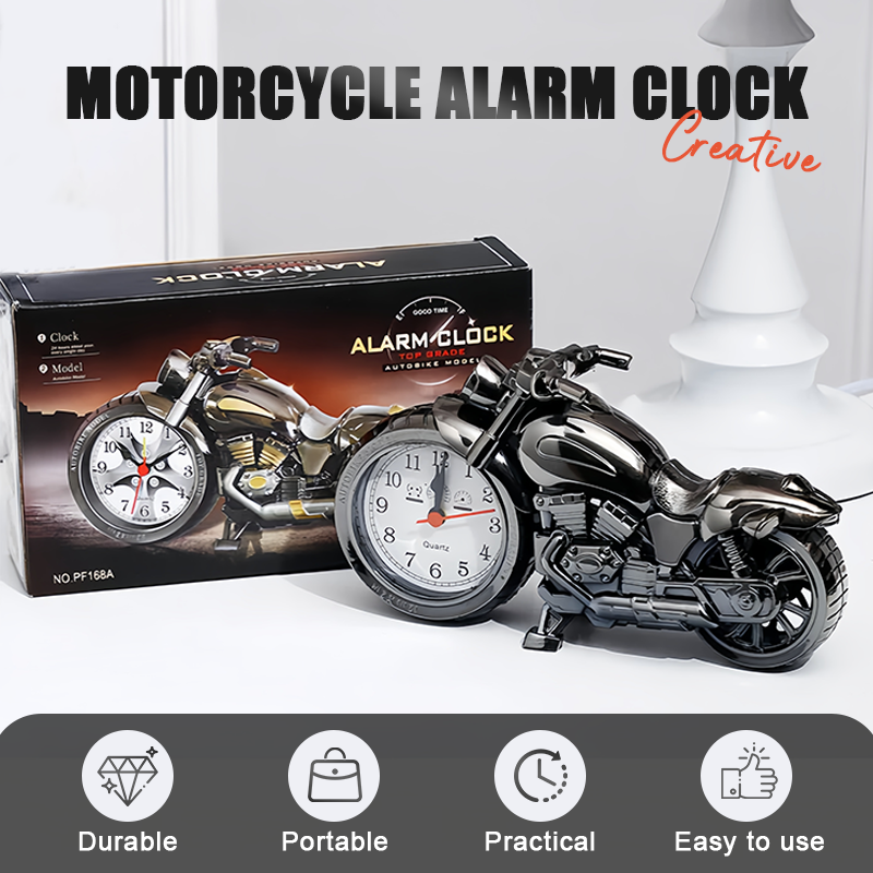 🎅 BLAGDANSKA RASPRODAJA 🏍️⏰Kreativni budilnik za motocikle🎁
