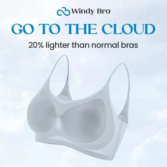 WindyBra - Poletni brezšivni ultra tanek modrček za večje velikosti iz ledene svile