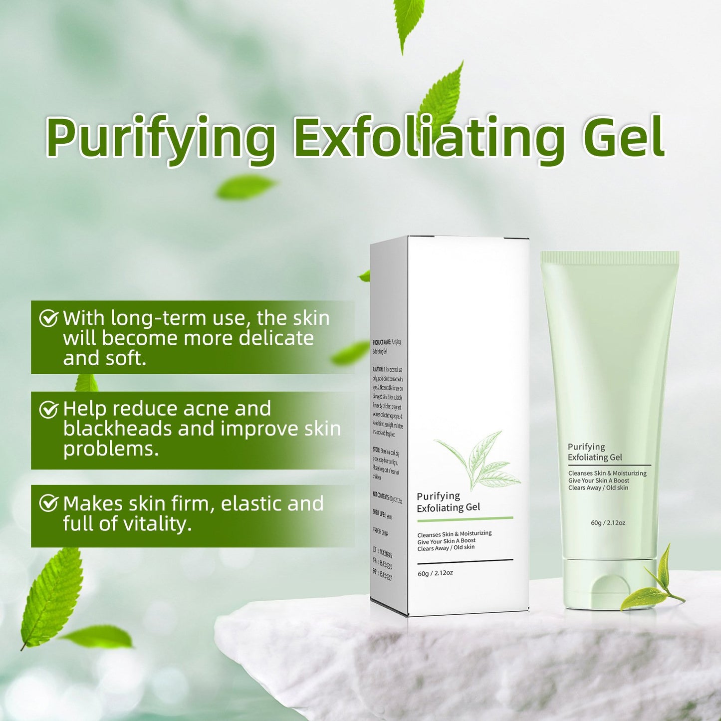 GreTeam čistilni piling gel