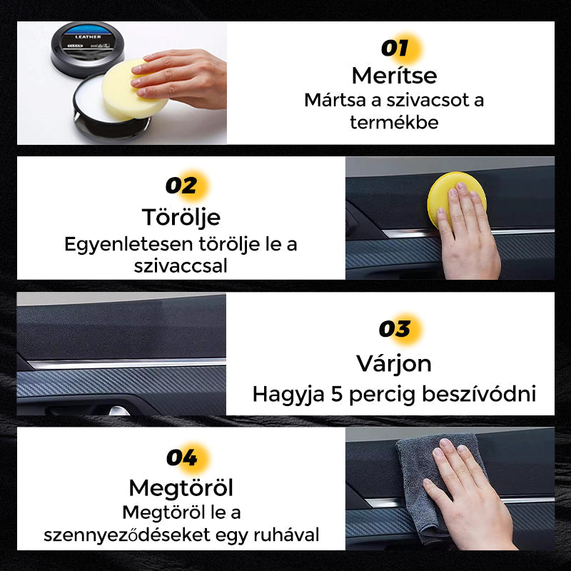 🔥 🚙 Pasta za čiščenje in nego - Čistilo za nego usnja