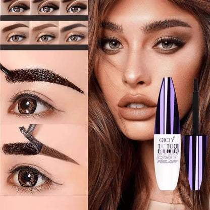 💄 Dlje obstojen kot svinčnik za obrvi! Varnejši od tetoviranja obrvi! Poltrajni gel za tetoviranje obrvi, naravna barva brez poškodb obrvi!✨