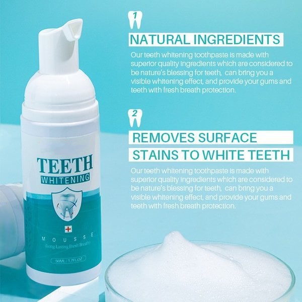 (🔥Kupite enega, dobite enega brezplačno🔥) Več ko kupite, ceneje je.TEETH WHITENING MOUSSE✨