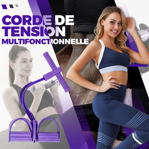 Večnamenski fitnes trak - Učinkovito kuri trebušno maščobo