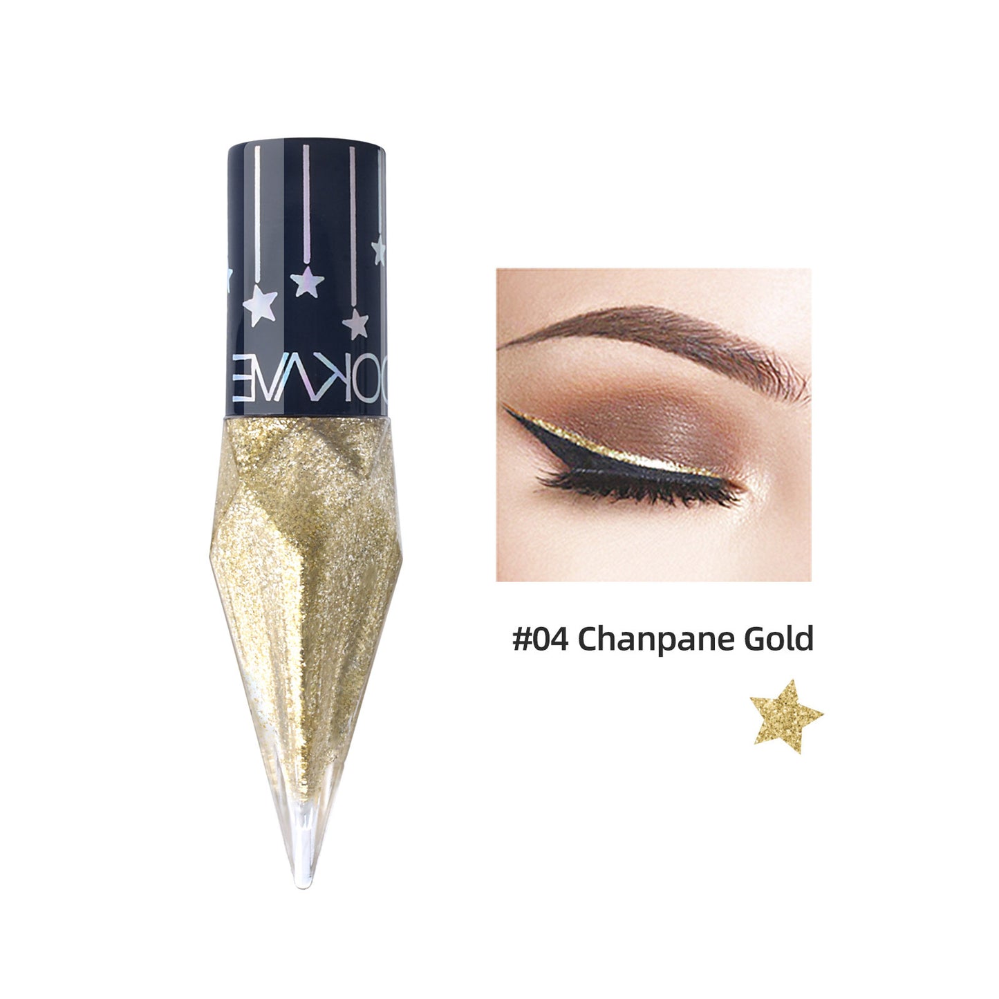✨GLITTERING DIAMOND LIQUID EYELINER✨🔥 Gladka in tekoča, hitro sušeča in obstojna barva! Prekrita z bleščečimi bleščicami