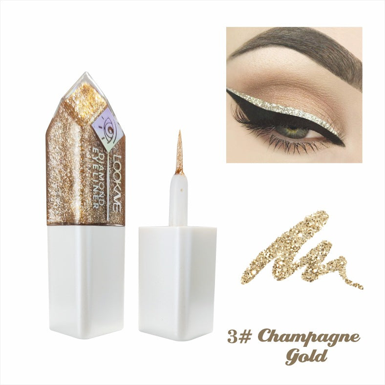 ✨GLITTERING DIAMOND LIQUID EYELINER✨🔥 Gladka in tekoča, hitro sušeča in obstojna barva! Prekrita z bleščečimi bleščicami
