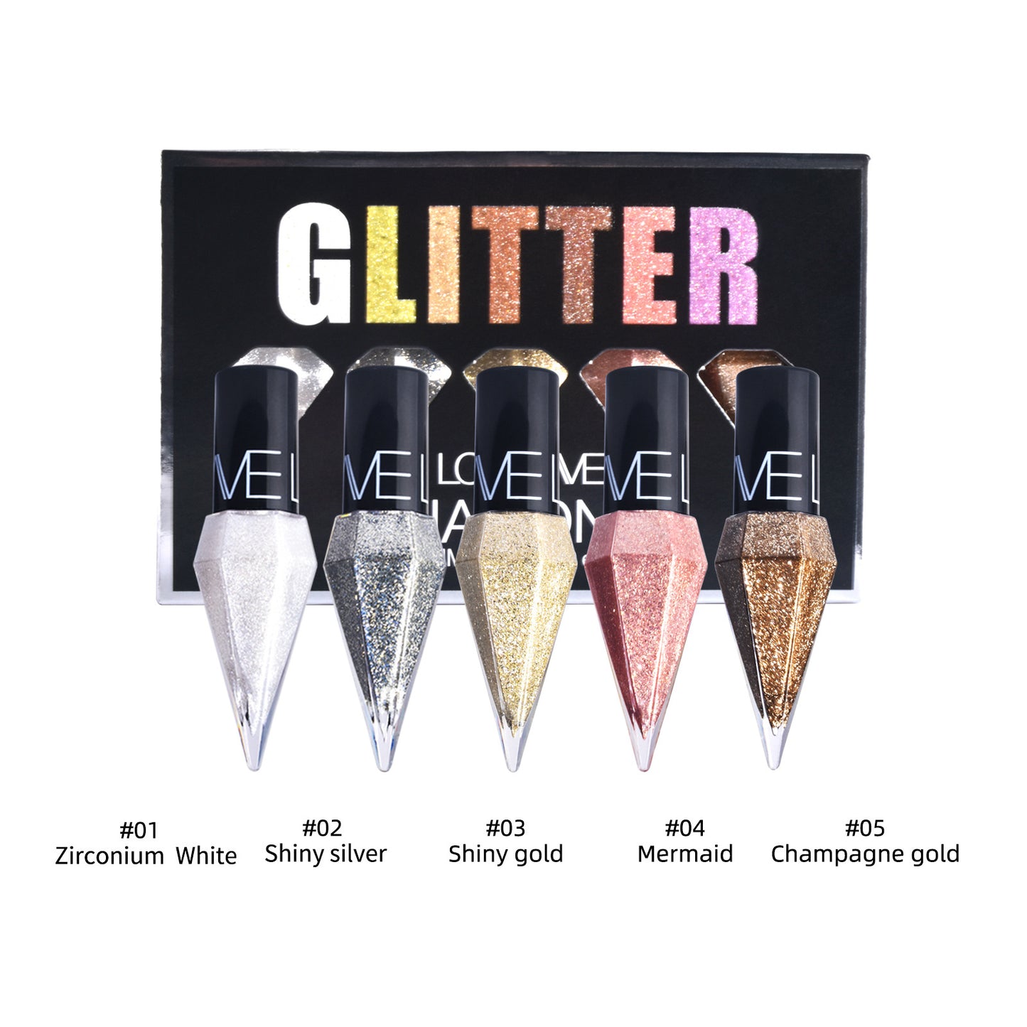 ✨GLITTERING DIAMOND LIQUID EYELINER✨🔥 Gladka in tekoča, hitro sušeča in obstojna barva! Prekrita z bleščečimi bleščicami