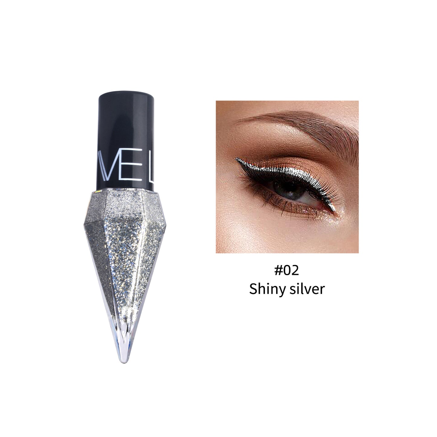 ✨GLITTERING DIAMOND LIQUID EYELINER✨🔥 Gladka in tekoča, hitro sušeča in obstojna barva! Prekrita z bleščečimi bleščicami