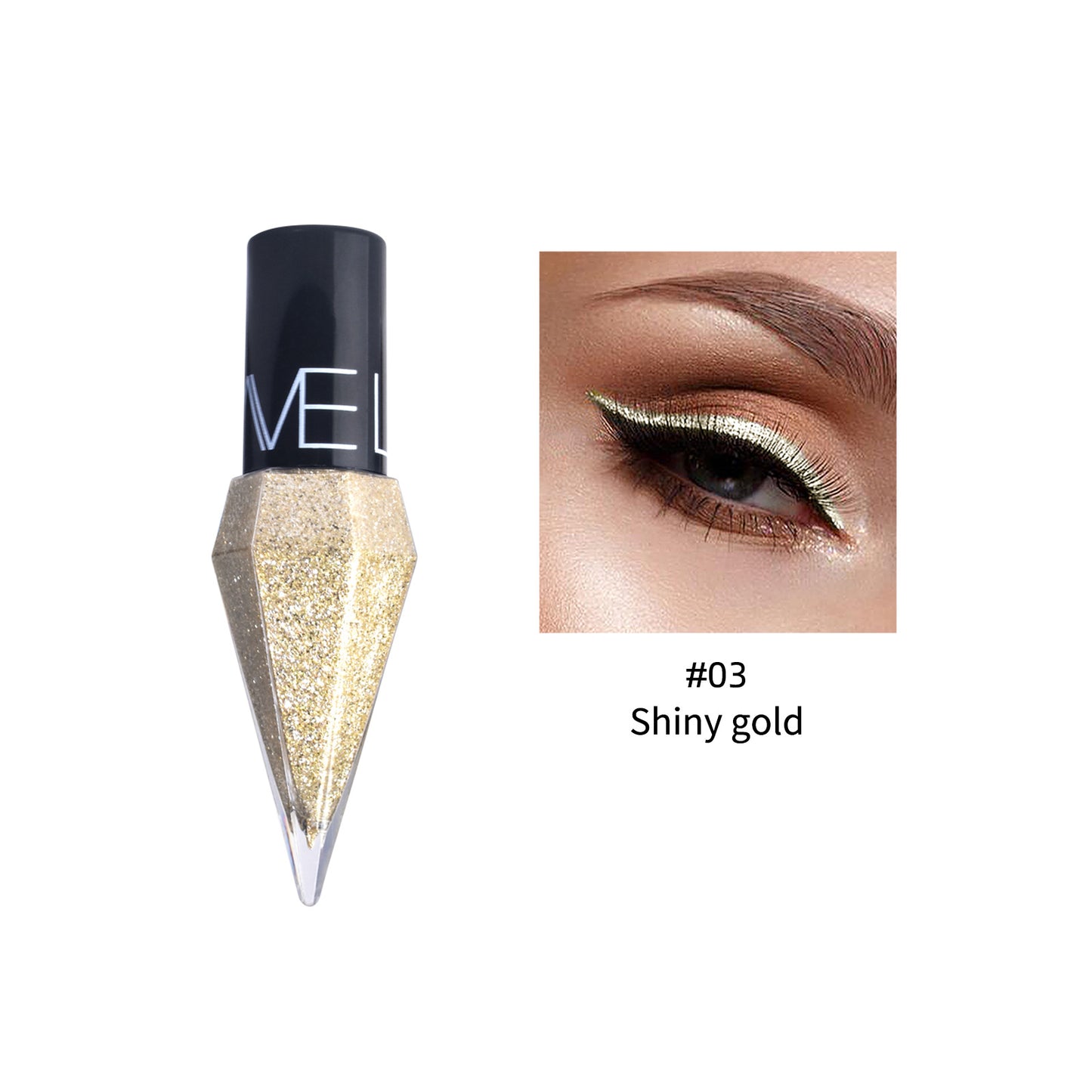 ✨GLITTERING DIAMOND LIQUID EYELINER✨🔥 Gladka in tekoča, hitro sušeča in obstojna barva! Prekrita z bleščečimi bleščicami
