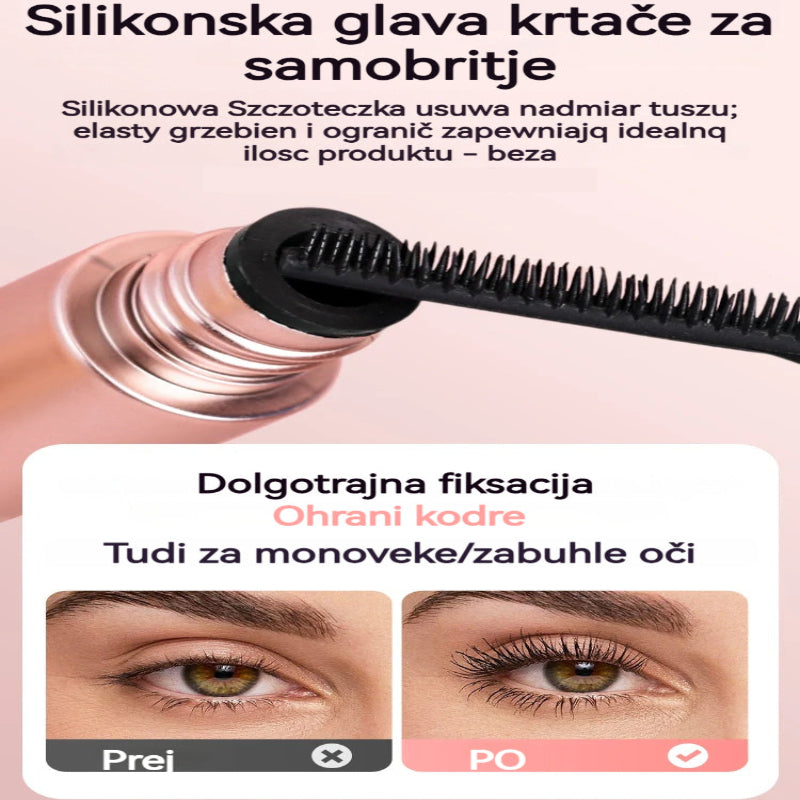 💃Sunflower🌸 Maskara ustvari naravno gostejše in daljše trepalnice👁️! Je vodoodporna in odporna na znoj, dolgo obstojna in se hitro suši✨, tako da lahko ustvarite najbolj osupljive trepalnice za vsak zmenek!