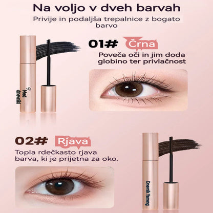 💃Sunflower🌸 Maskara ustvari naravno gostejše in daljše trepalnice👁️! Je vodoodporna in odporna na znoj, dolgo obstojna in se hitro suši✨, tako da lahko ustvarite najbolj osupljive trepalnice za vsak zmenek!