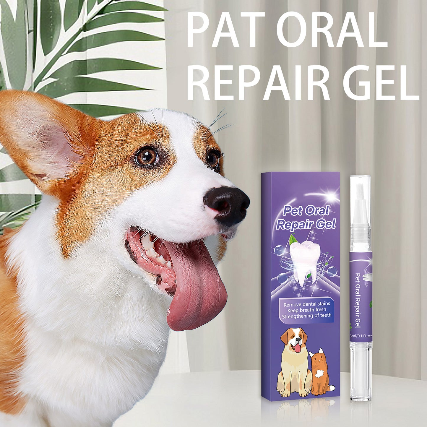 🐕Kupite 1, dobite 1 gratis🐱 Gel za ustno higieno za hišne ljubljenčke🌈Odpravite slab zadah in zobno gnilobo