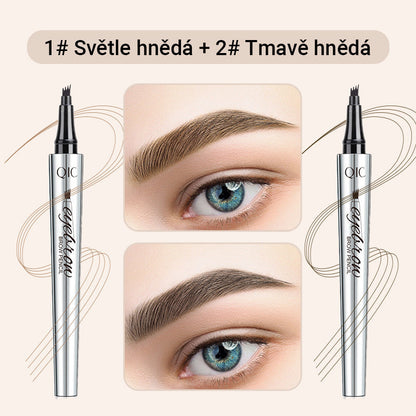 Večnamenski svinčnik za obrvi s 4 konicami (2 kosa)