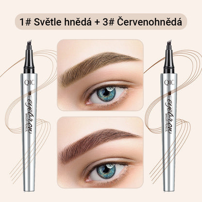 Večnamenski svinčnik za obrvi s 4 konicami (2 kosa)