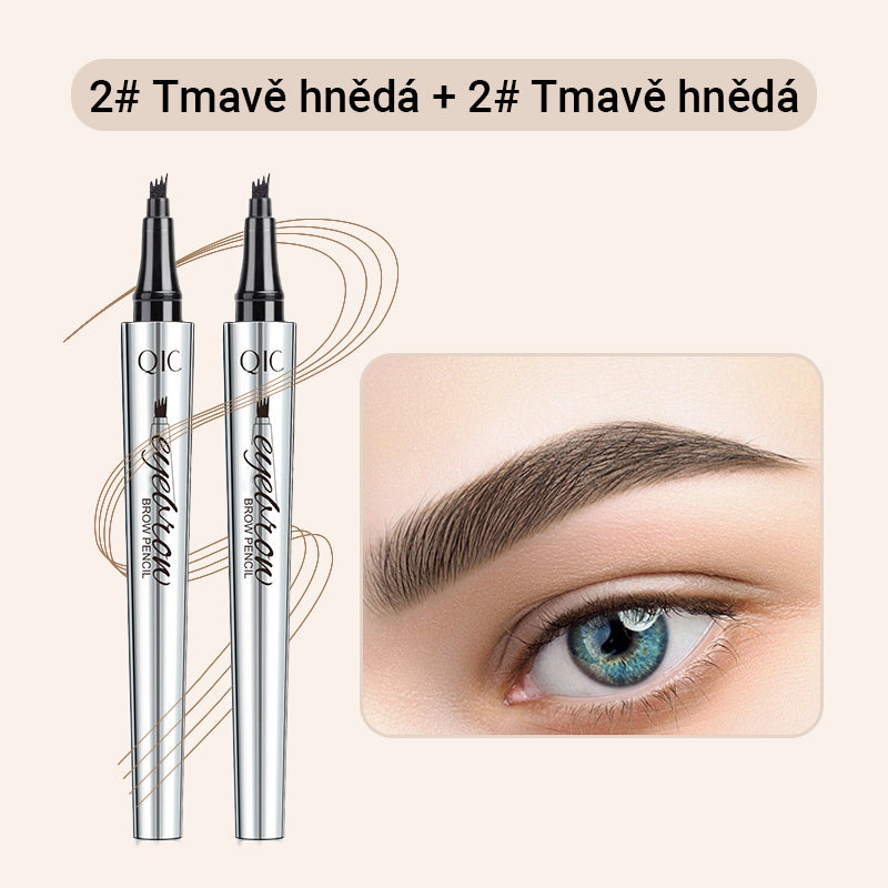 Večnamenski svinčnik za obrvi s 4 konicami (2 kosa)