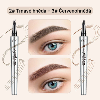 Večnamenski svinčnik za obrvi s 4 konicami (2 kosa)