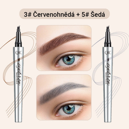 Večnamenski svinčnik za obrvi s 4 konicami (2 kosa)