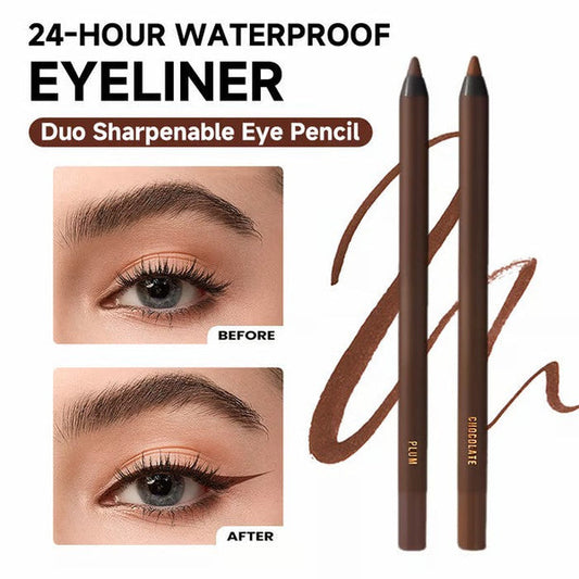 Zadnji dan nakupa 1 dobite 1 gratis - 24-urni vodoodporni eyeliner Duo svinčnik za oči, ki ga je mogoče ošiliti