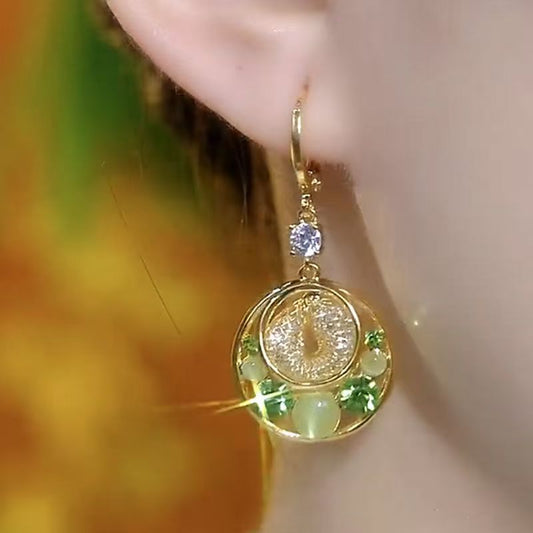 🔥💖Нови диамантени обеци тип „котешко око“