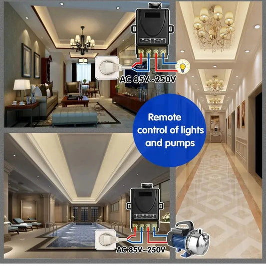 🏡 Set s bežičnim prekidačem i prijemnikom daljinskog upravljača 📡💡