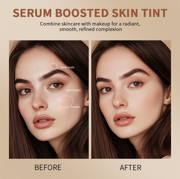 Foundation Stick Beauty Balm Serum Boosted Skin Tint Free Concealer Brush