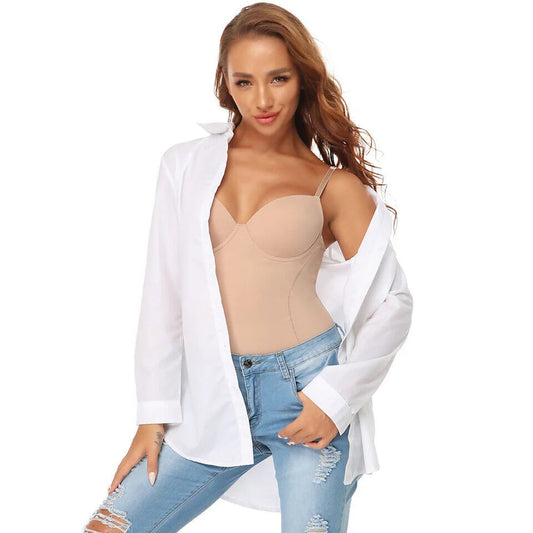 🔥Grudnjak za oblikovanje tijela | Podesivi struk, s naborom, za efekt mršavljenja✨