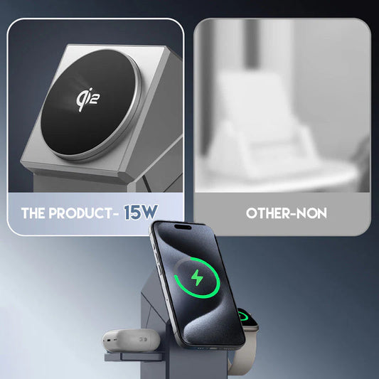 3 u 1 sklopiva magnetska bežična stanica za punjenje