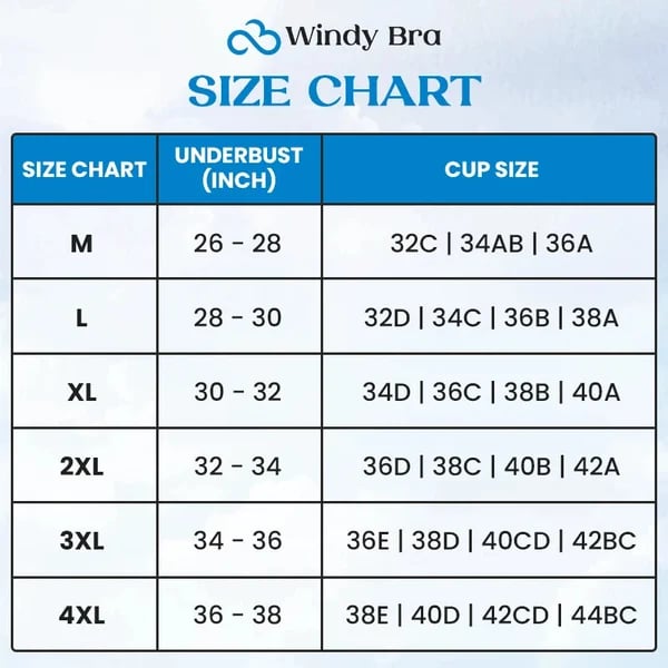 WindyBra - Poletni brezšivni ultra tanek modrček za večje velikosti iz ledene svile