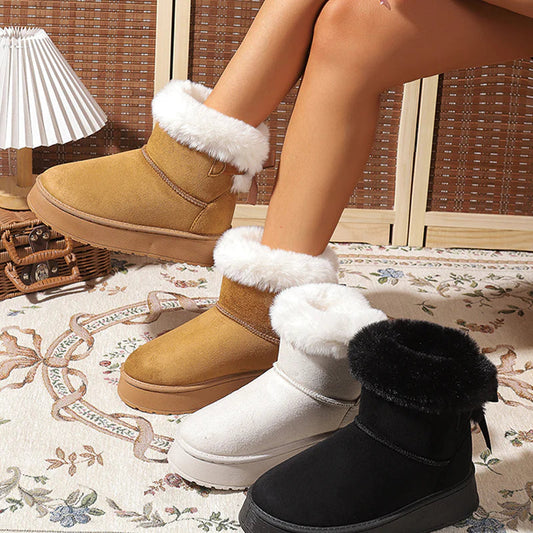 ❄️【EU 36-42】❄️Топли, удобни дамски снежни ботуши