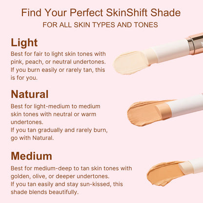 SkinShift 2-in-1 Foundation Stick