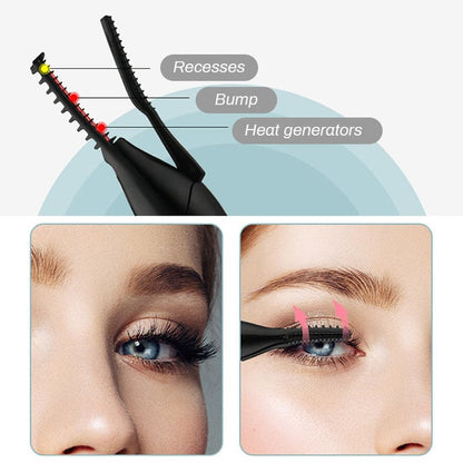 Električni uvijalnik trepalnic za takojšen glamur ✨ Blink & Dazzle!