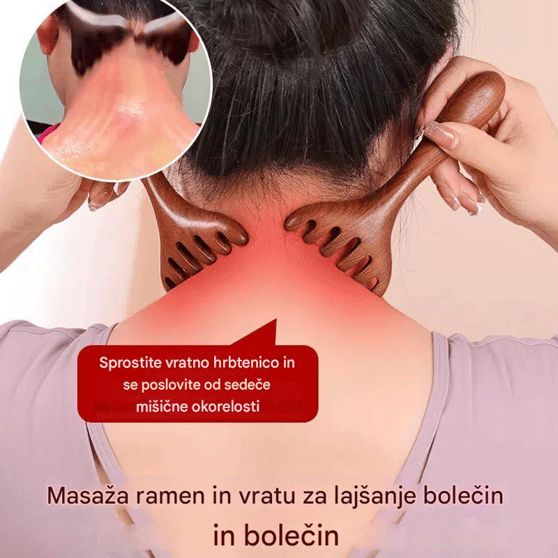 💯Masažni glavnik✅ lahko lajša glavobole, bolečine v mišicah, spodbuja rast las ter aktivira kite in kosti💕