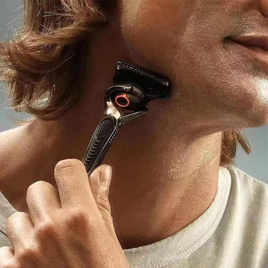 Muški set britvica + besplatni držač - Ultra oštre oštrice od nehrđajućeg čelika za temeljito brijanje