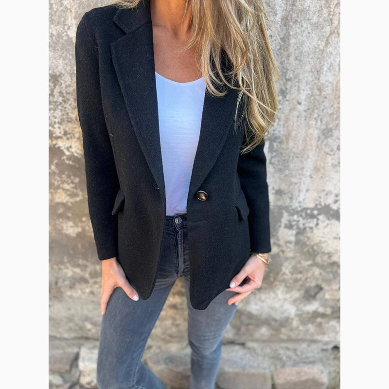 【🥰Priprave na prihajajočo zimo】🔥Enobarvna jakna iz tvida