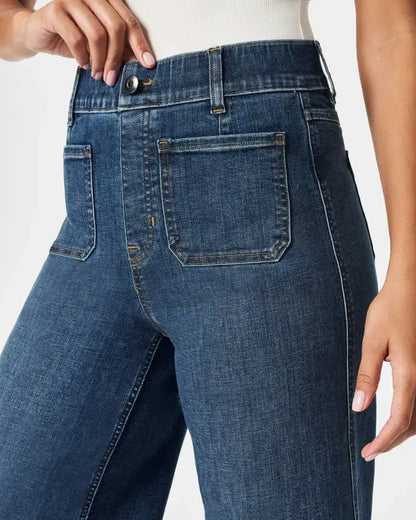 👖Skrajšane široke kavbojke za nadzor trebuha ⭐ Najbolje prodajane kavbojke leta 2025